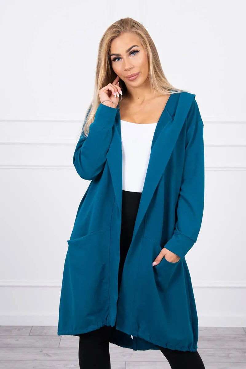 Пелерина с качулка Oversize 0044
