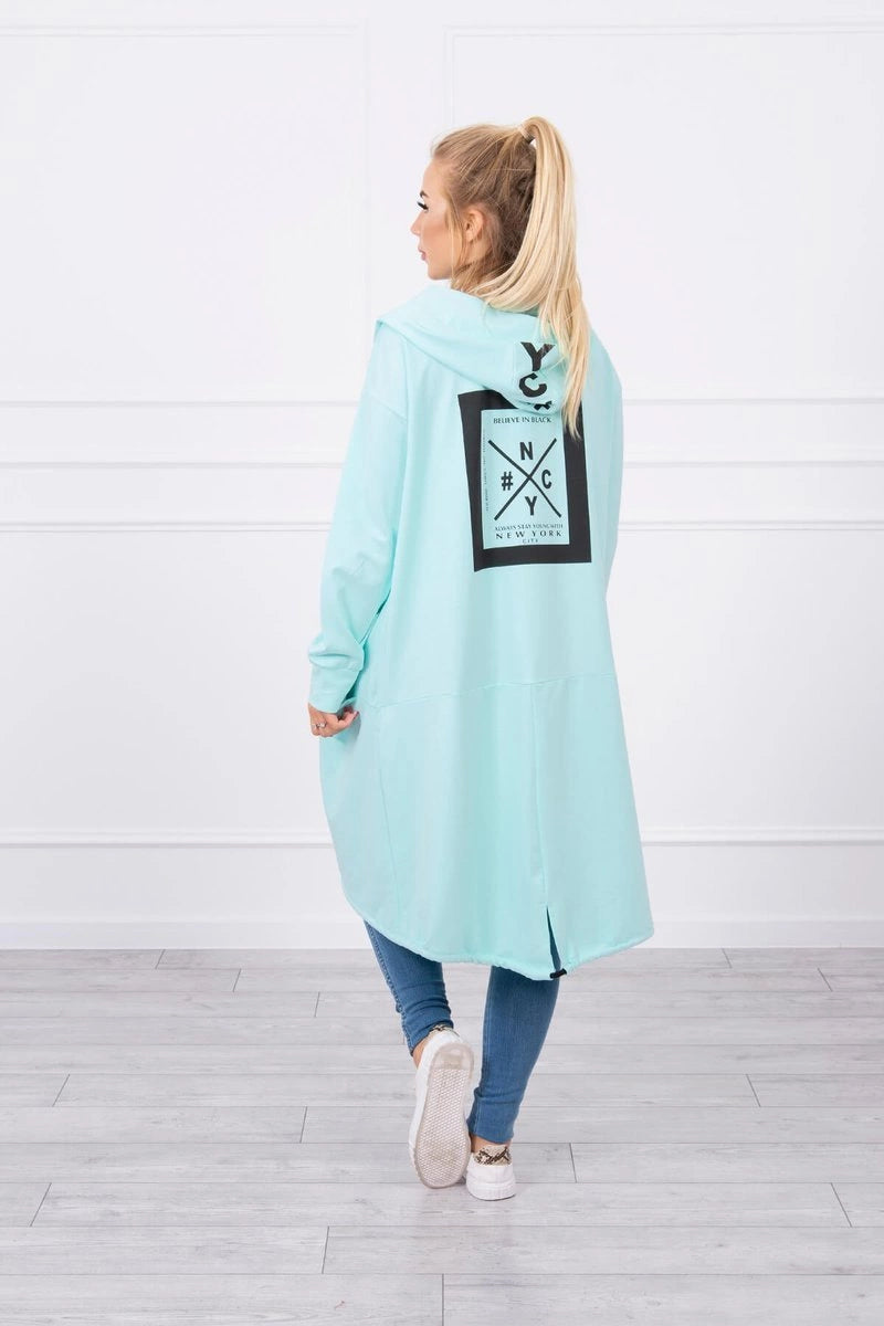 Пелерина с качулка Oversize 0044