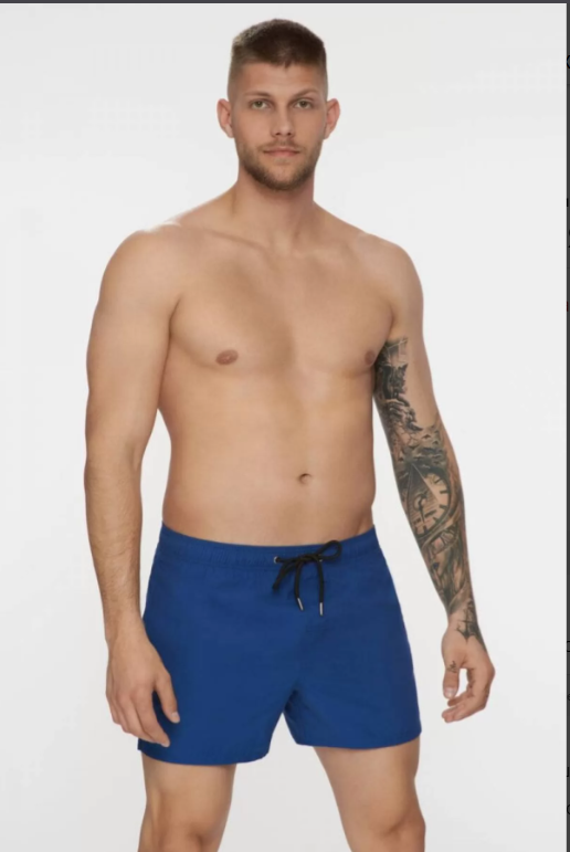 Мъжки едноцветни бански шорти Lisca Men 047256