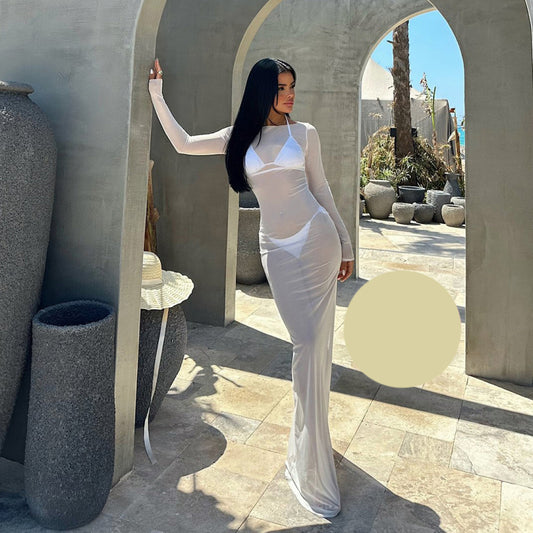 Дълго плажно парео EO-1054