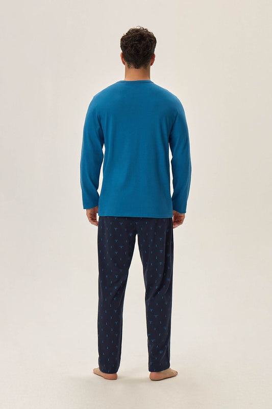 Мъжка пижама с дълъг ръкав Henderson 199741