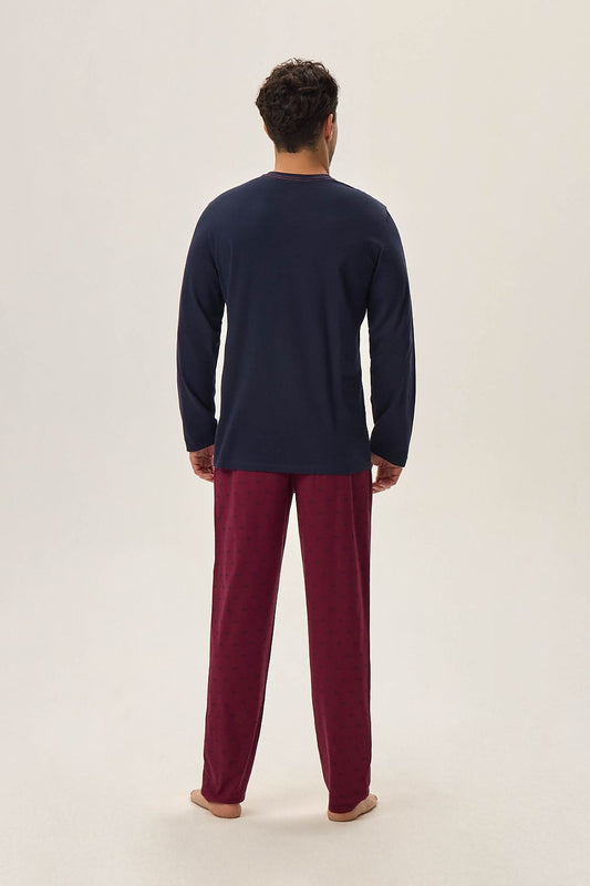 Мъжка пижама с дълъг ръкав Henderson 199743