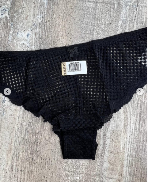 Бразилиани от тюл и дантела с ниска талия BY-2006