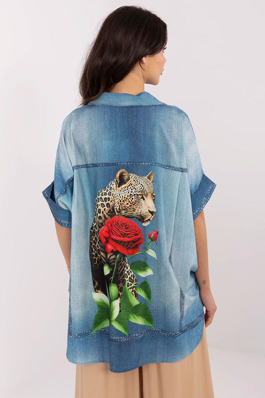 Риза с дълъг ръкав Italy Moda 210971