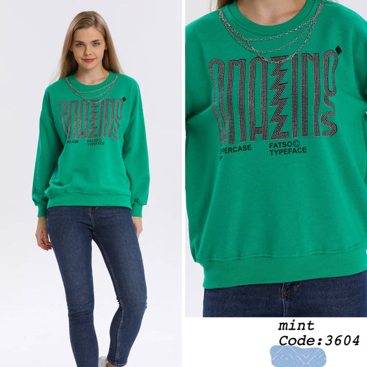 Дамски памучен суитшърт Ани