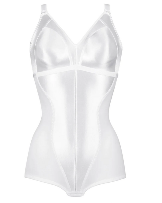 Стягащо боди с меки чаши без банели NATURANA 3263