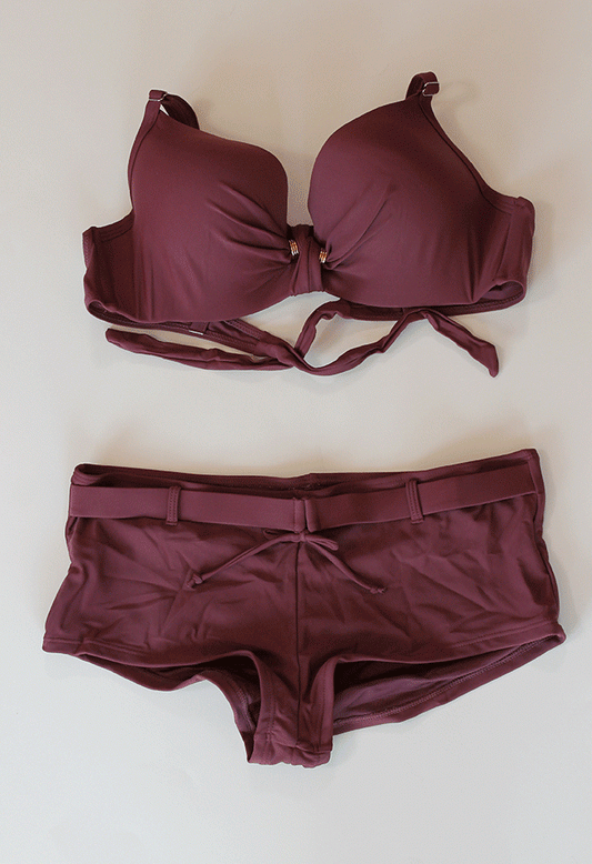 Дамски бански с долнище боксер 85863