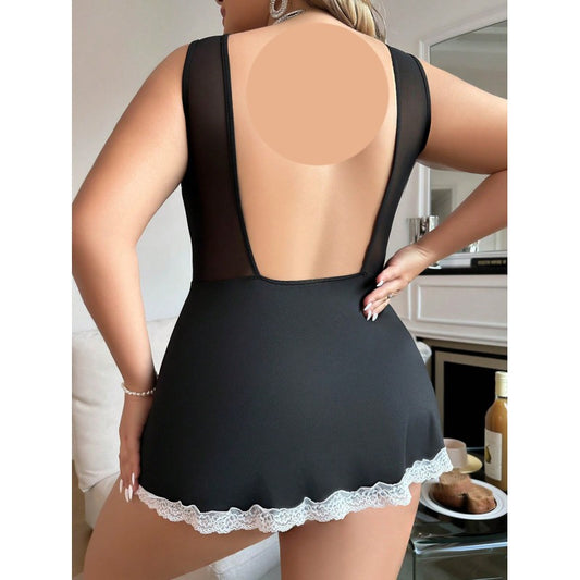 Babydoll макси нощница AA-52034