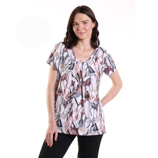 Макси пижама с къс ръкав и панталон CE-52306