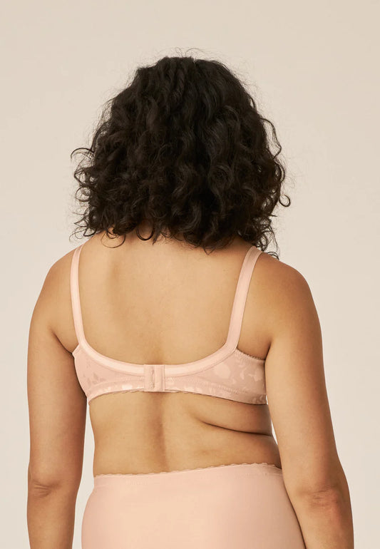Сутиен с меки чаши без банели NATURANA 5363 - телесен