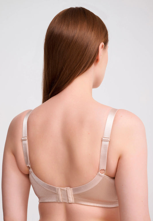 Сутиен с меки чаши без банели NATURANA 5662 - телесен