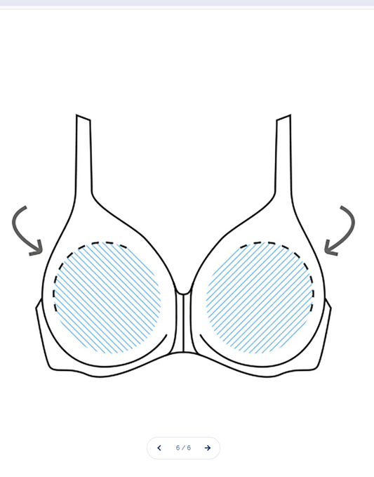 Памучен сутиен за след мастектомия NATURANA 5801