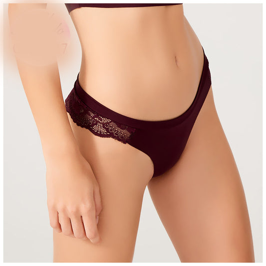 Еластични бразилиани с дантела CH-6027