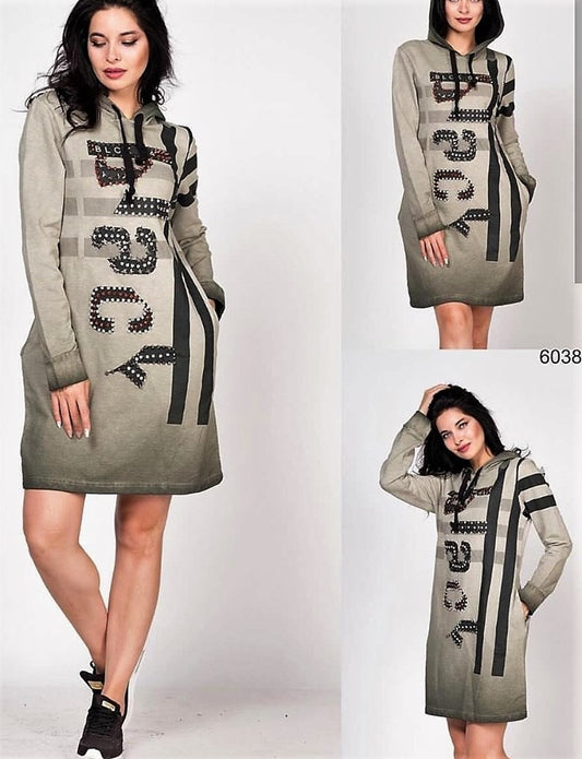 Дамска туника тип рокля 6038