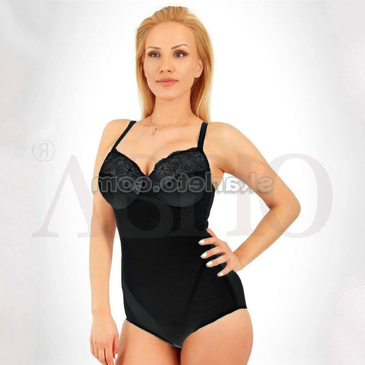 Стягащо боди с мека чаша с банели ОПАЛ 747