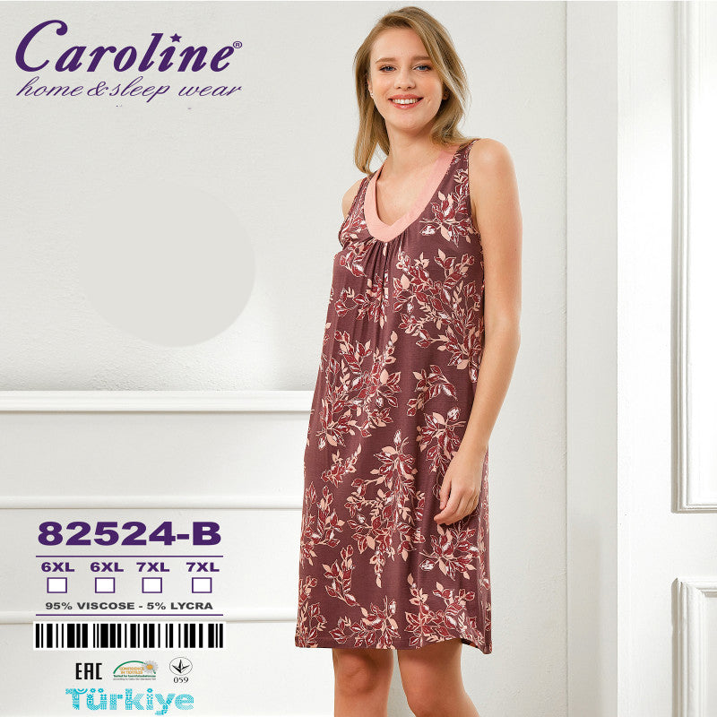Макси нощница от вискоза без ръкави 82524