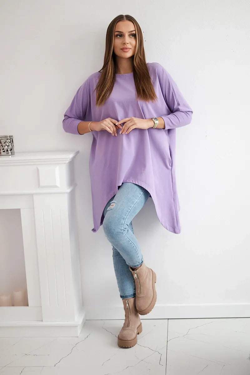 Памучна туника Oversize 8875