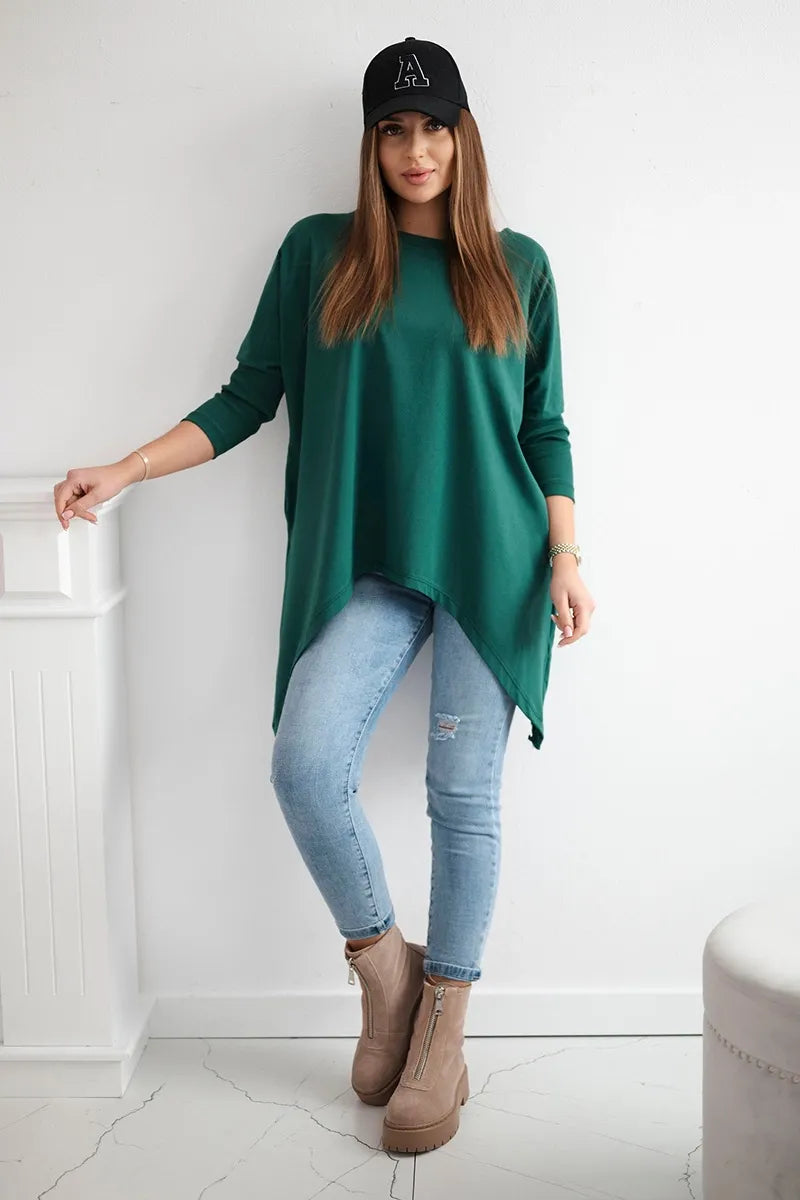 Памучна туника Oversize 8875