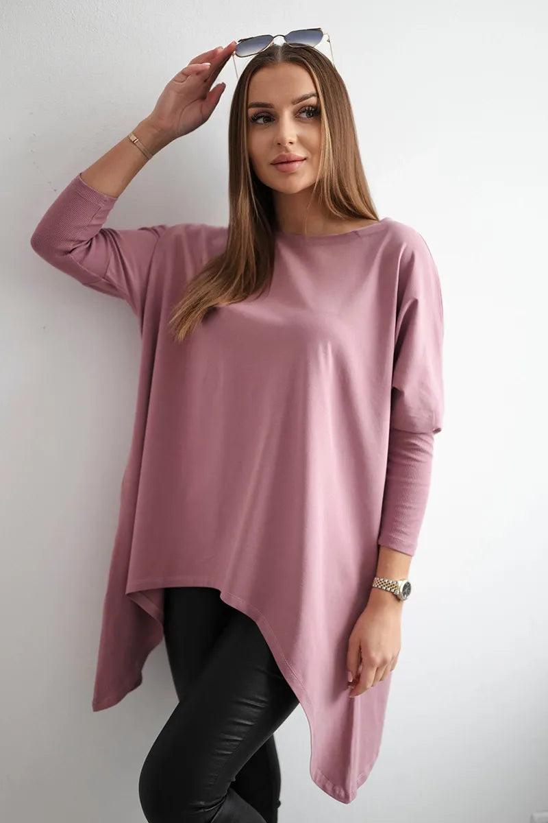 Памучна туника Oversize 8875