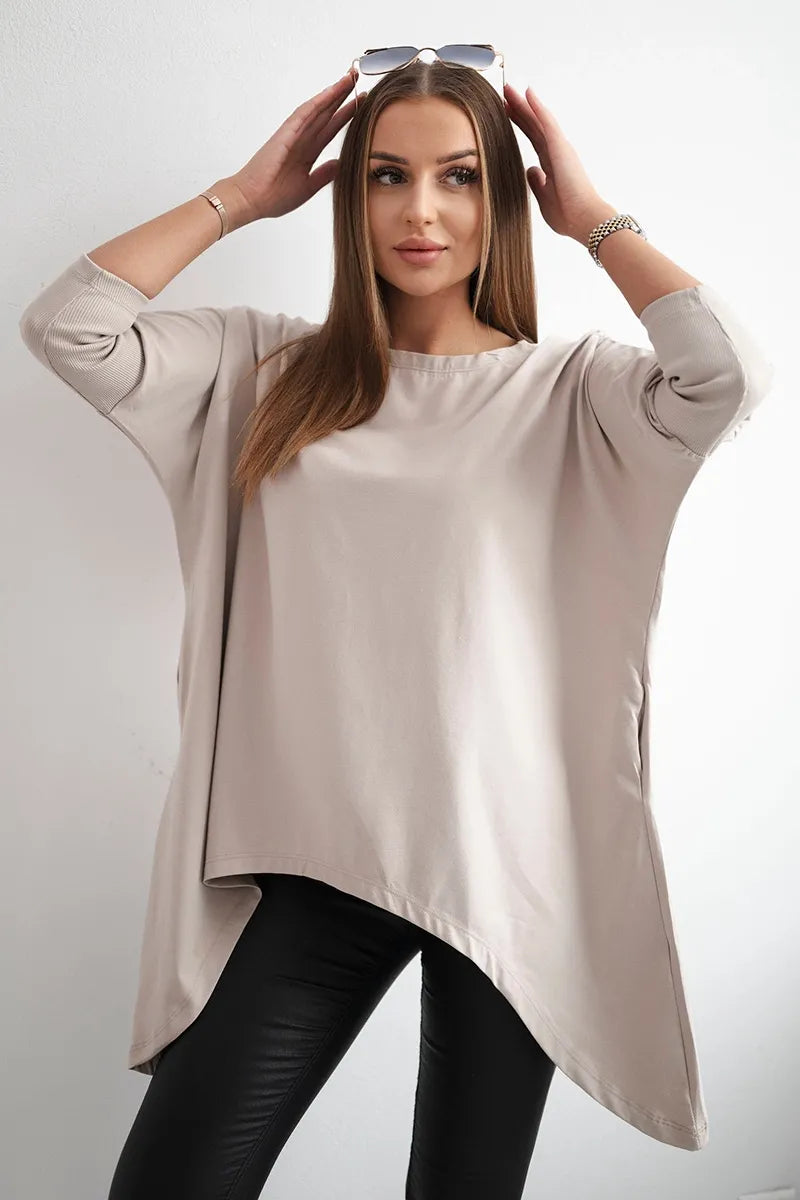 Памучна туника Oversize 8875