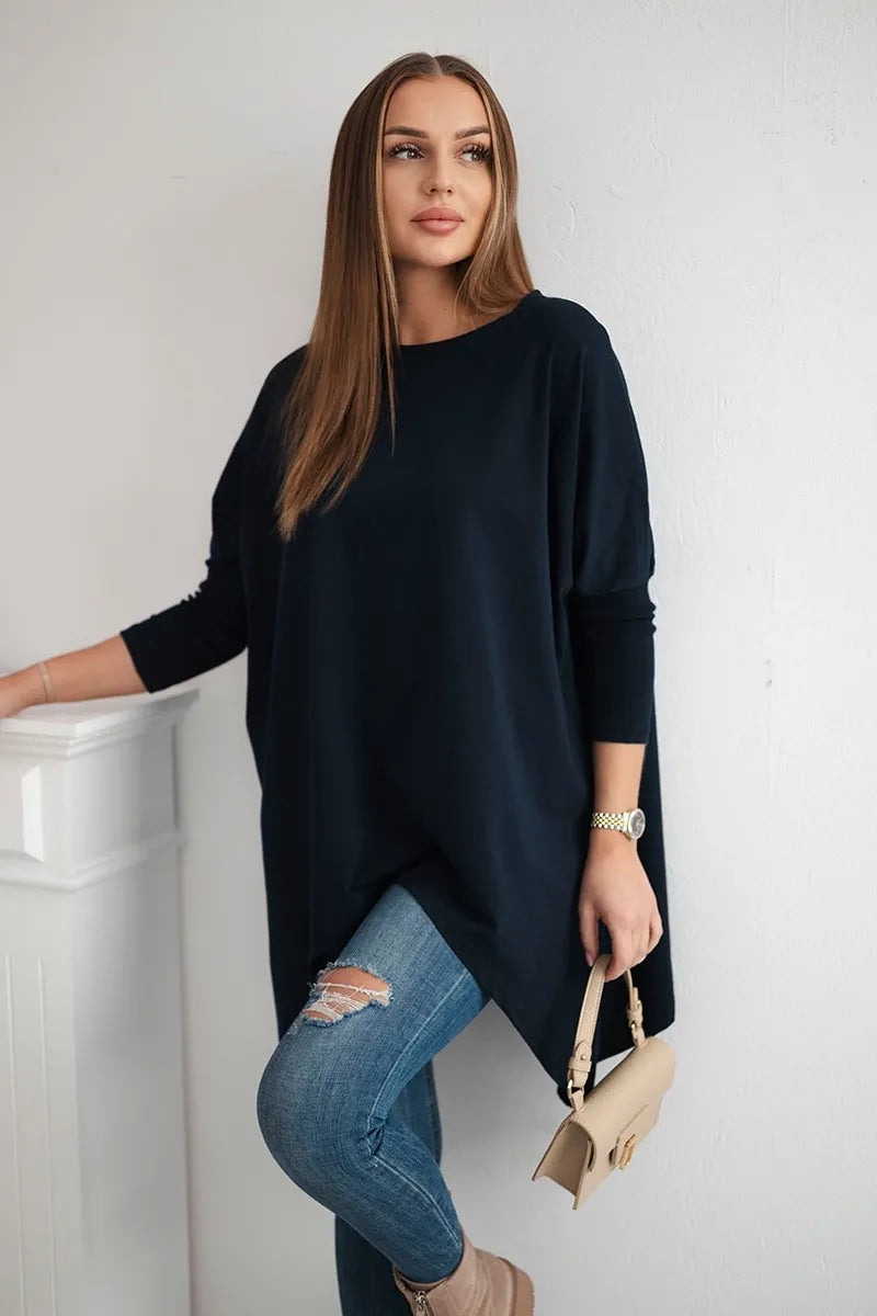 Памучна туника Oversize 8875