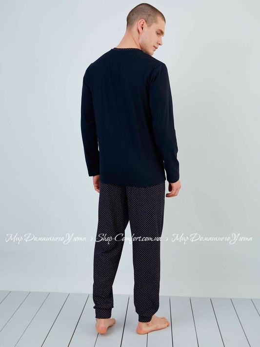 Мъжка пижама с дълъг ръкав Sevim 9264