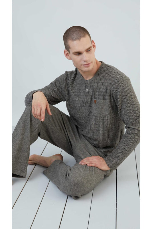 Мъжка пижама с дълъг ръкав Sevim 9266