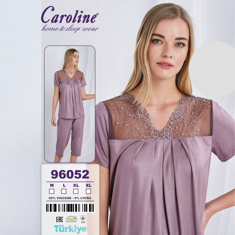 Дамска пижама от туника и 7/8 панталон CA-96052