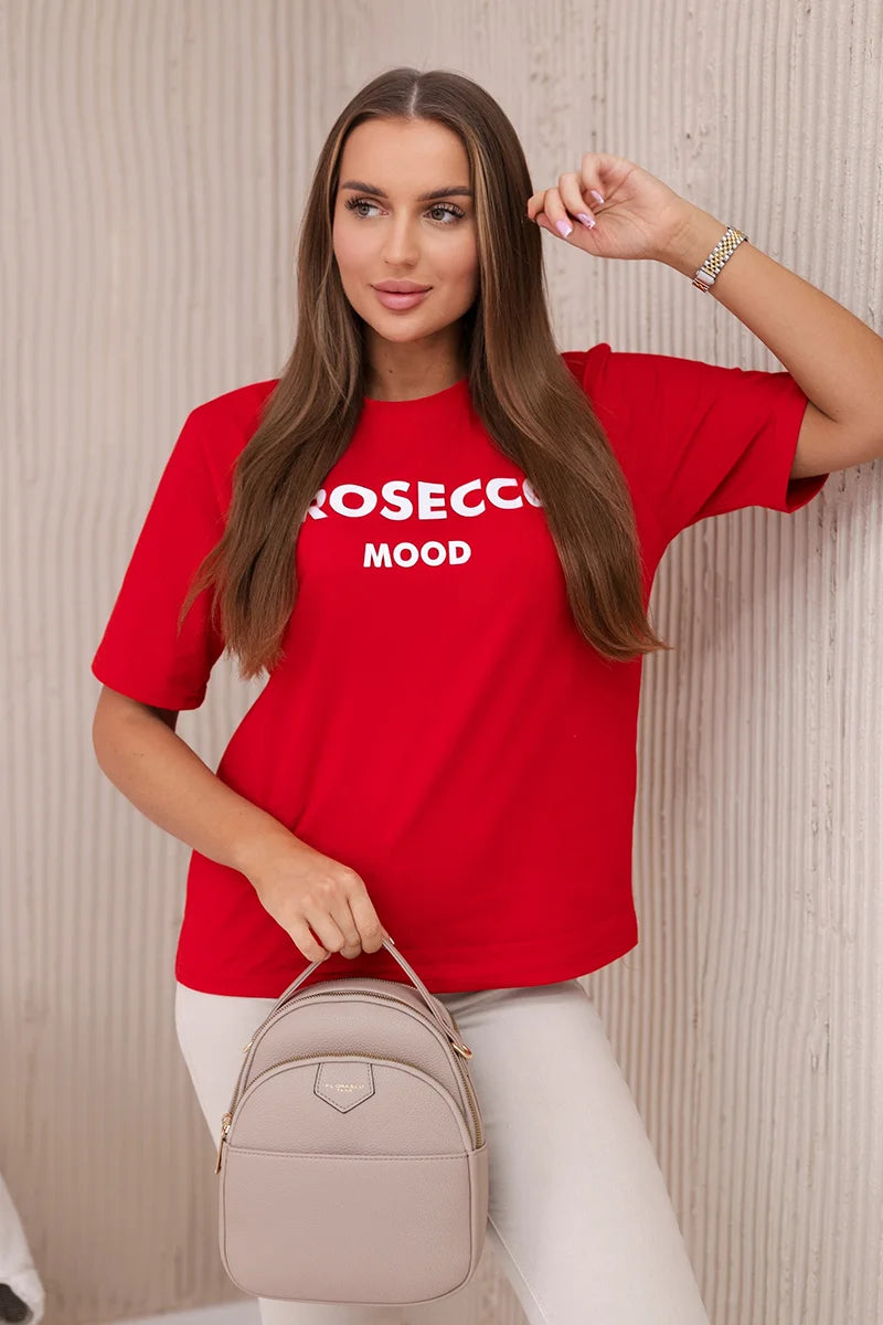 Памучна блуза Prosecco Mood 9666