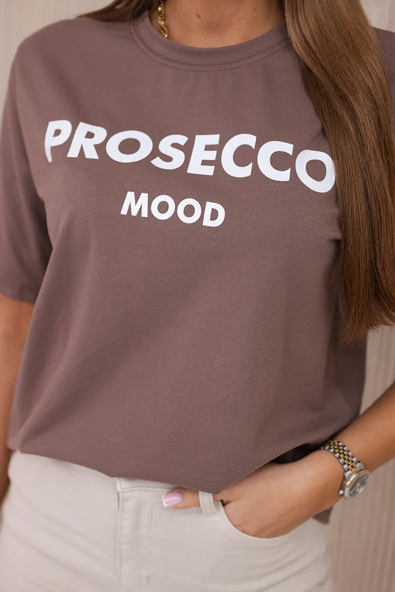 Памучна блуза Prosecco Mood 9666