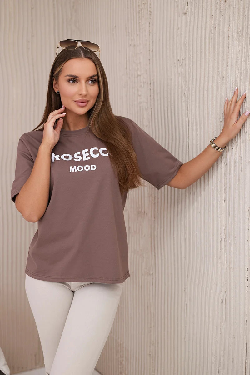 Памучна блуза Prosecco Mood 9666