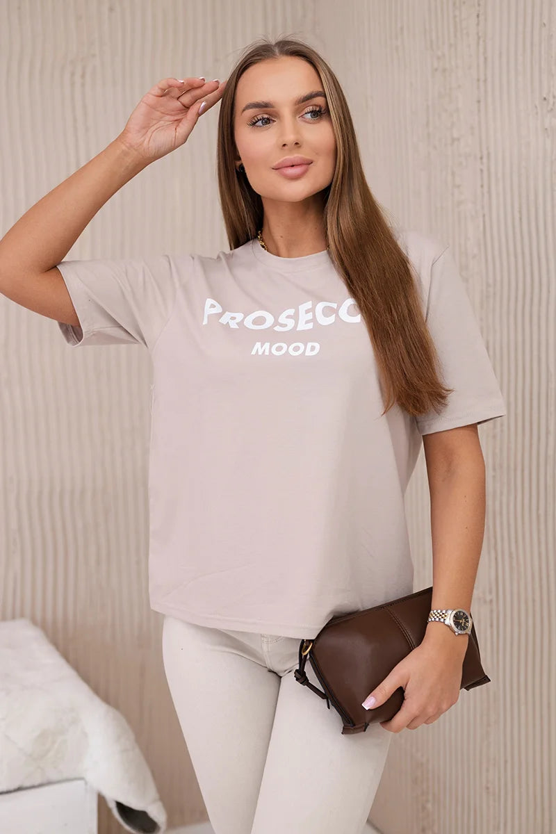Памучна блуза Prosecco Mood 9666
