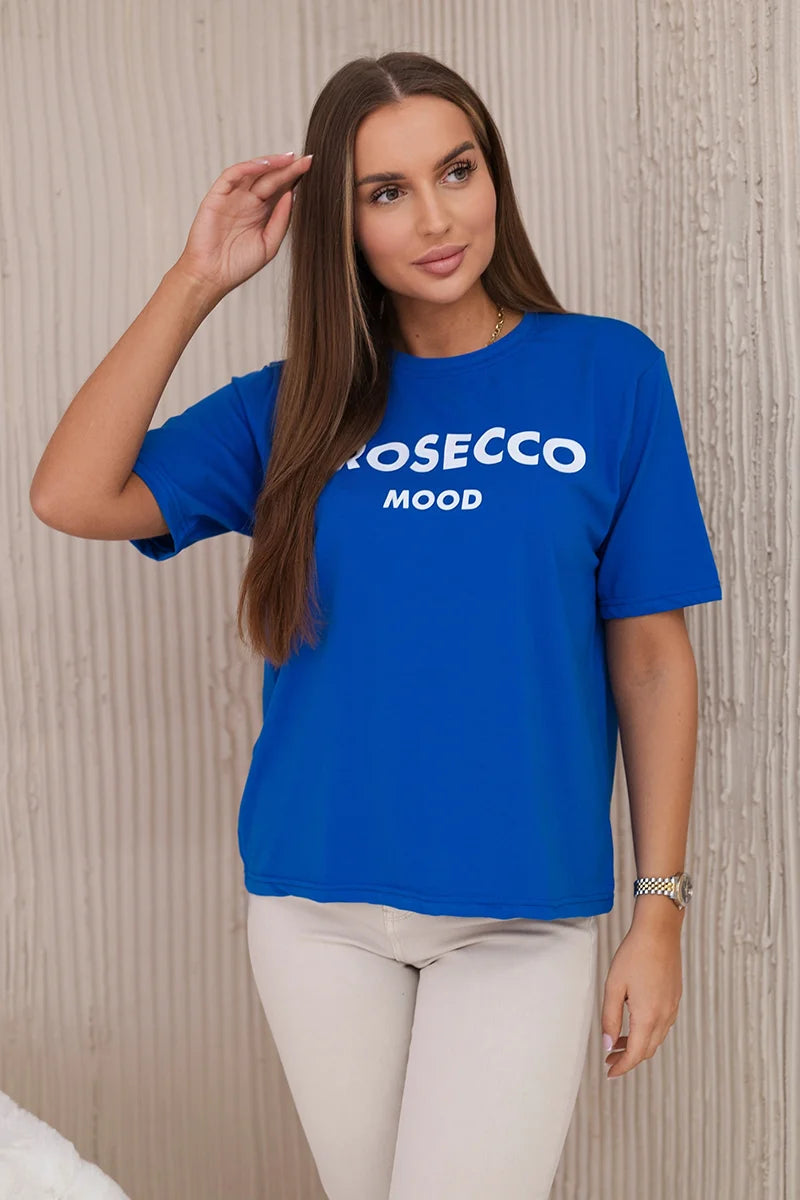 Памучна блуза Prosecco Mood 9666