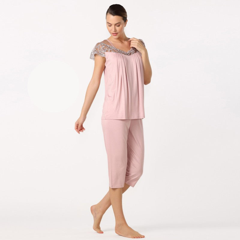 Макси пижама от вискоза CE-98232