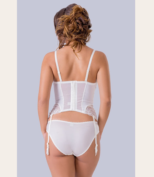 Корсет с оформени чаши и жартиери Atena Corset