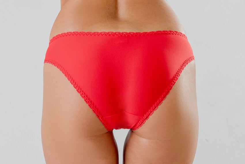 Червени дантелени бикини CELIA FIGI