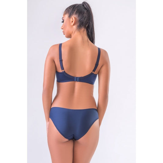 Сини бикини на бели точки Chloe Figi