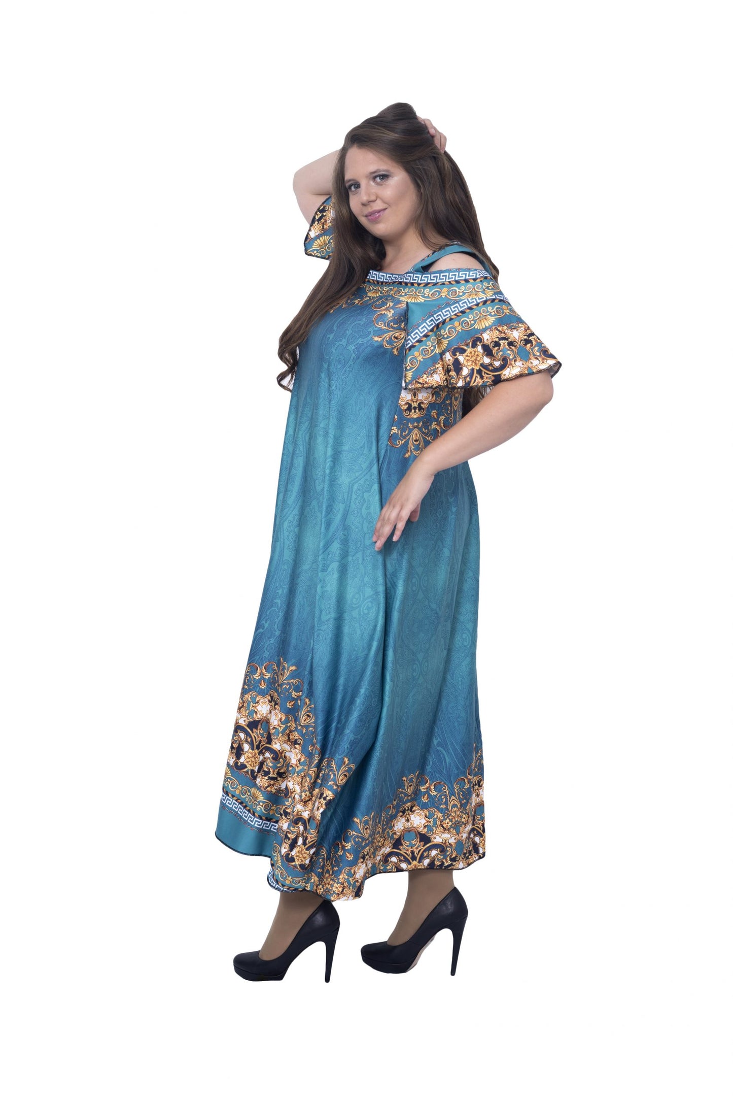 Дълга лятна рокля Аси