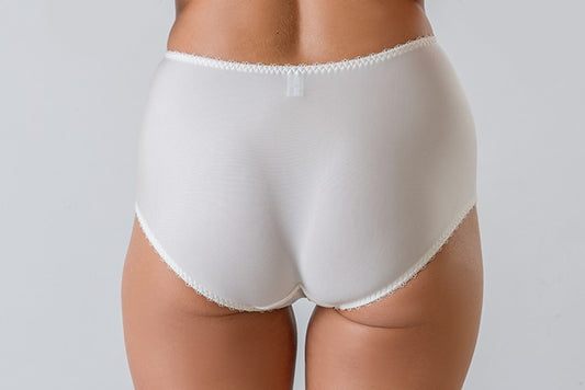 Дълбока бяла бикина с дантела GEORGIA FIGI BIG