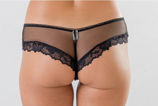 Еластичен боксер с тюлена задна част GRETA SHORTY