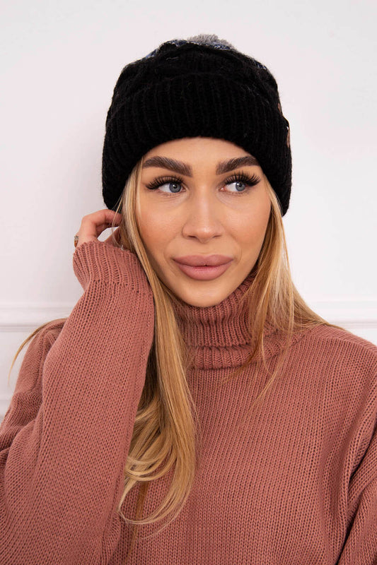 Дамска шапка с полар Алис K248