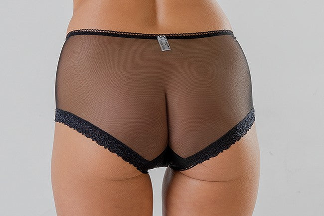 Дълбоки черни тюлени бикини LAURA FIGI BIG