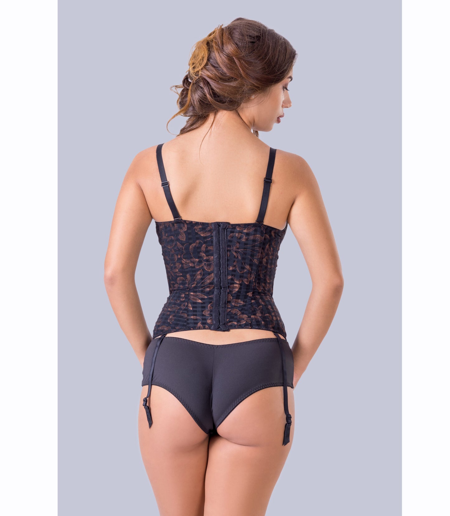 Корсет с подвижни жартиери TEOFILA CORSET