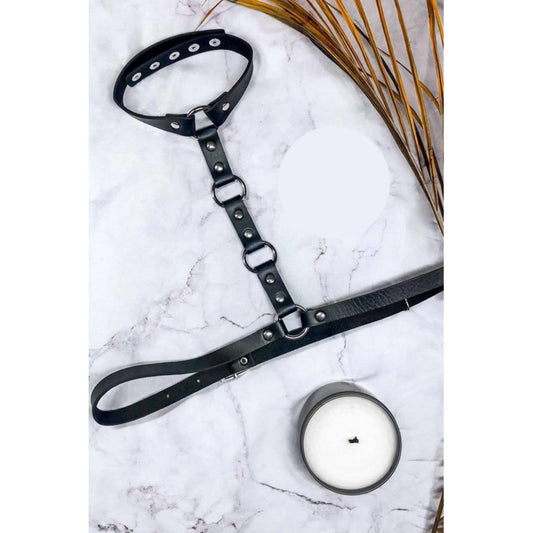 Черен харнес горна част AA-0060