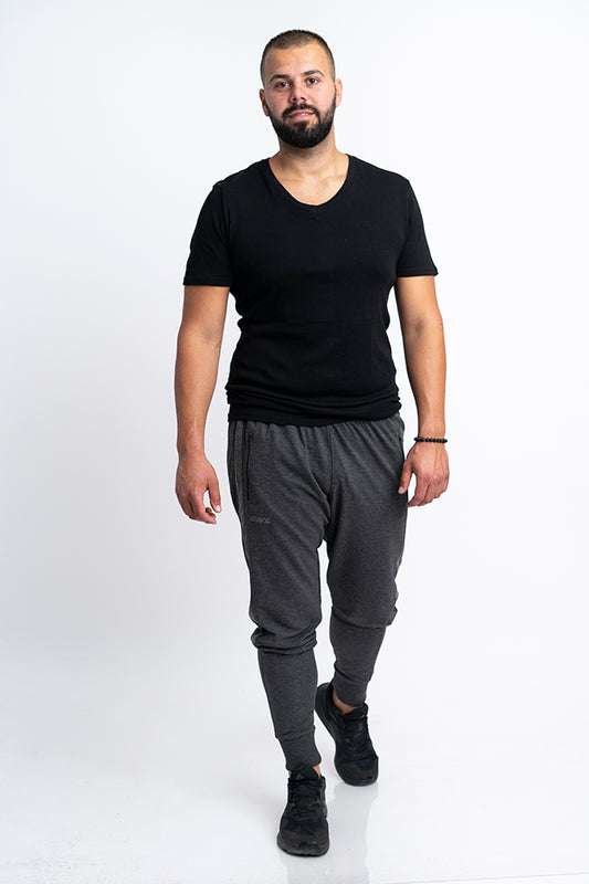 Мъжко сиво памучно долнище Билян