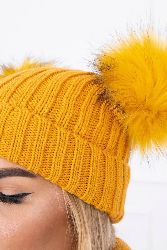 Дамски комплект от шапка с шал K120