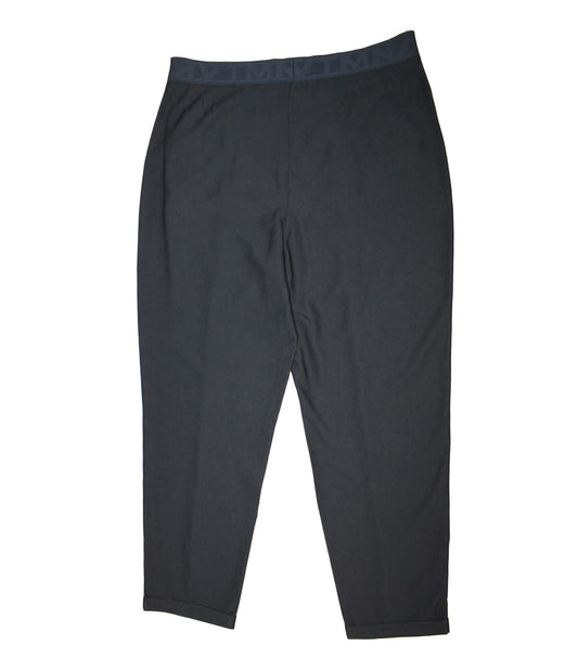 Памучен клин панталон с кожена предница Франсин