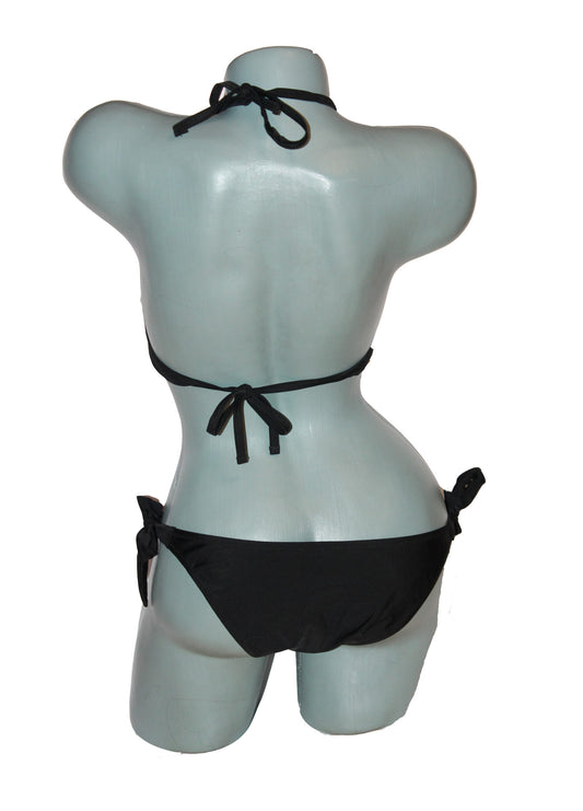 Черни дамски бански с оформени чаши Жанета