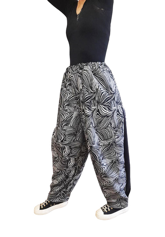 Дамски широк панталон Хана