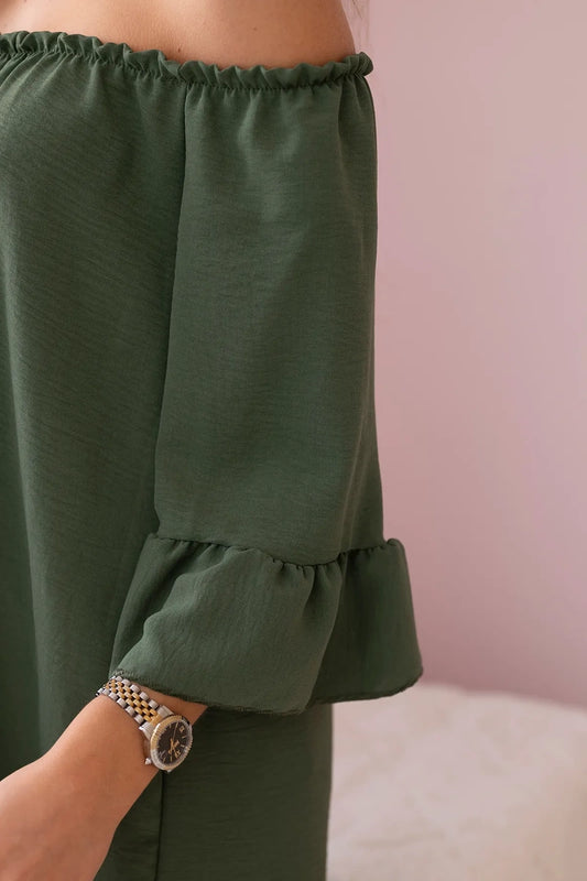 Испанска блуза с волани на ръкава ИТ-22